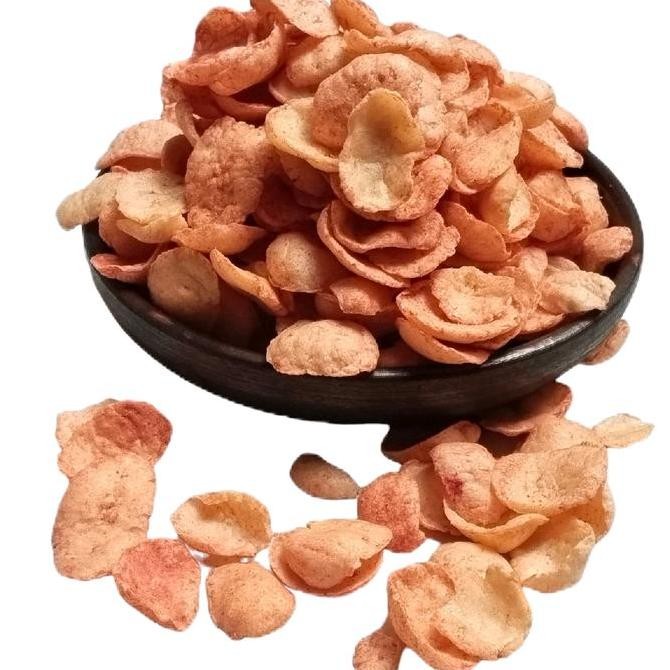 

Kerupuk Kerang Kingsnack Malang 1 Kg - Pedas Balado Krupuk Camilan Cemilan Kering Food Makanan Keripik