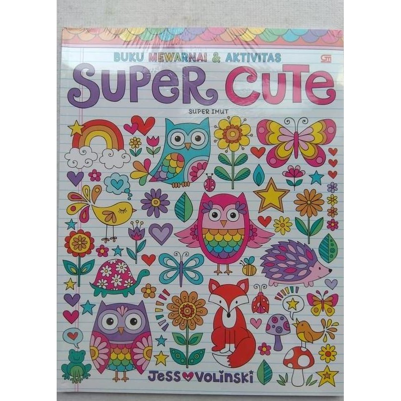 

Buku Mewarnai Aktivitas Imut Cute Oleh Jess Volinski