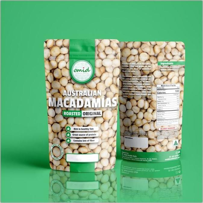 

Roasted Macadamia Nuts (Kacang Macadamia Panggang) 250gr