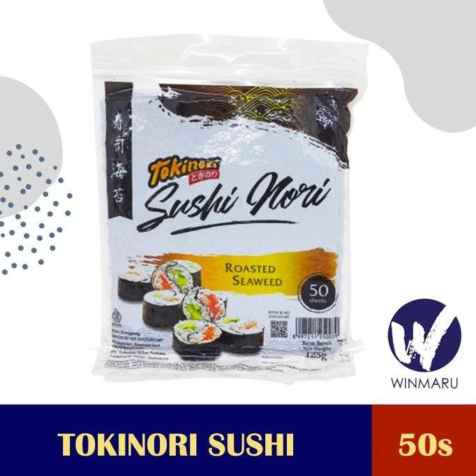 

Tokinori Sushi Nori Seaweed Rumput Laut 50 sheets/lembar