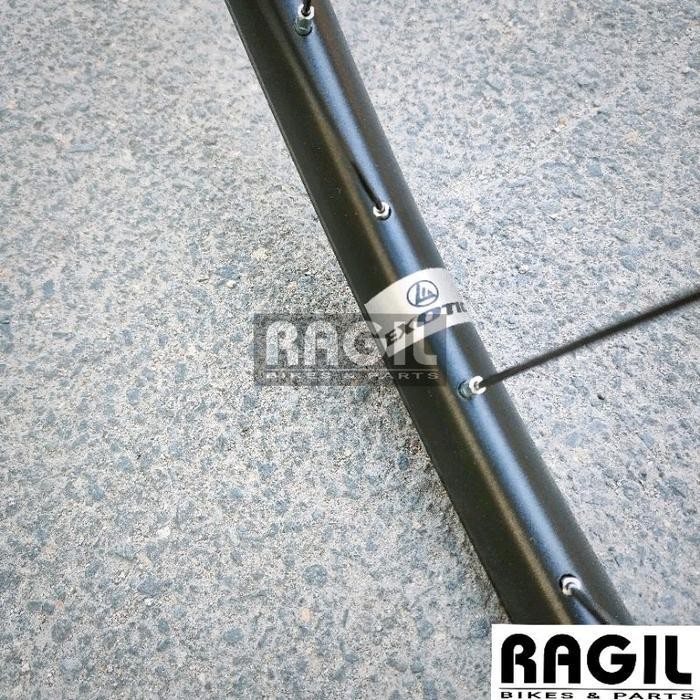 Wheelset 27.5 Sepeda Mtb Exotic Alloy Double Wall Roda Jadi Siap Pakai Velg Rims Rim Hub Freehub Mer