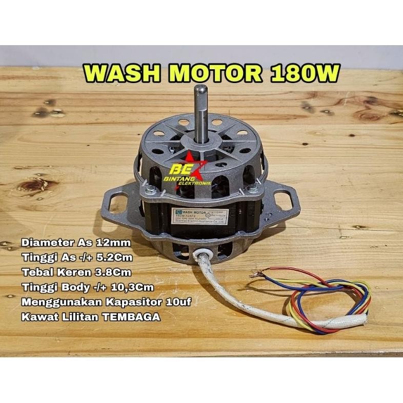 NEW DINAMO BLOWER KIPAS KANDANG SMC DINAMO MESIN CUCI Sharp 1 Tabung Automatic 180 Watt [terbaik][te