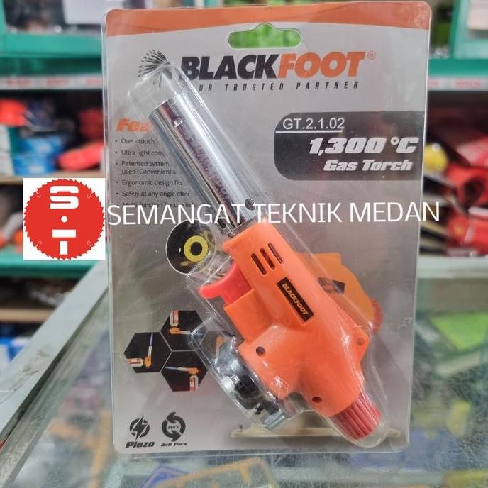 Terlaris Portable Gas Blow Torch Flame Gun Alat Bakar Las Anti Flare Blackfoot Ready Stok