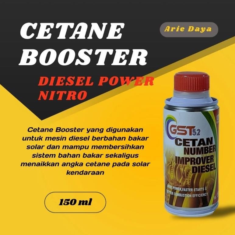 Cetane Booster Gst52 150ml Diesel Cairan penambah Octane AST