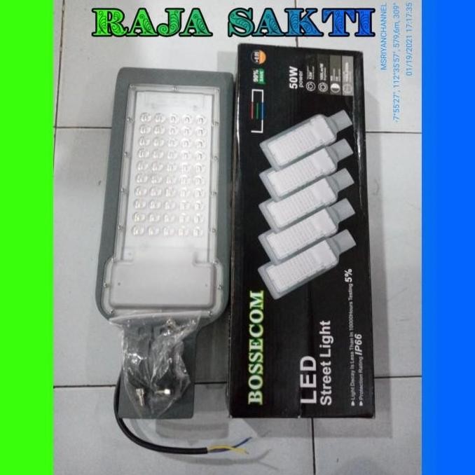 [Expert] Lampu jalan led 50w BOSSECOM 50 watt street light 50watt led outdoor