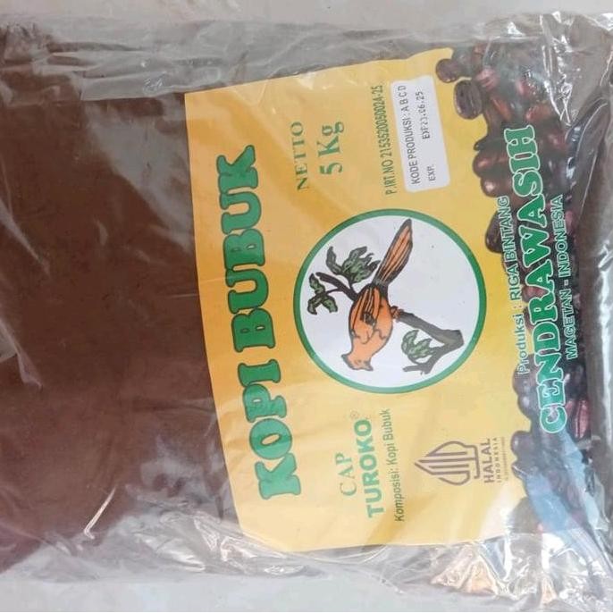 

1kg kopi bubuk cap burung cendrawasih kopi murni tanpa campuran kopi tanpa gula