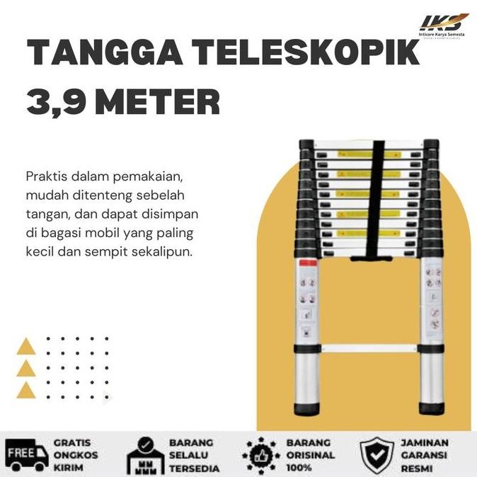 #@#@#@#@] Tangga Teleskopik 3,9 Meter