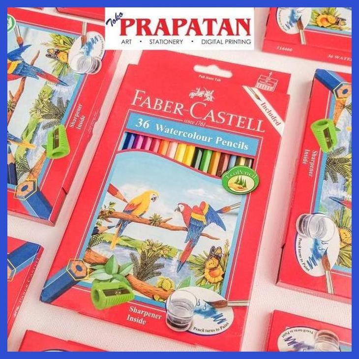 

( SEKOLAH / LUKIS ) SALE PENSIL WARNA FABER CASTELL WATER COLOUR 36 WARNA (SENI / MENGGAMBAR / ART / KERAJINAN ) SIAP KIRIM