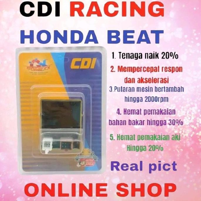 CDI BEAT RACING GOMEX TENAGA NAIK 20% Car Motorcycle CDI RACING SCOOPY KARBU SPACY KARBU BEAT KARBU 