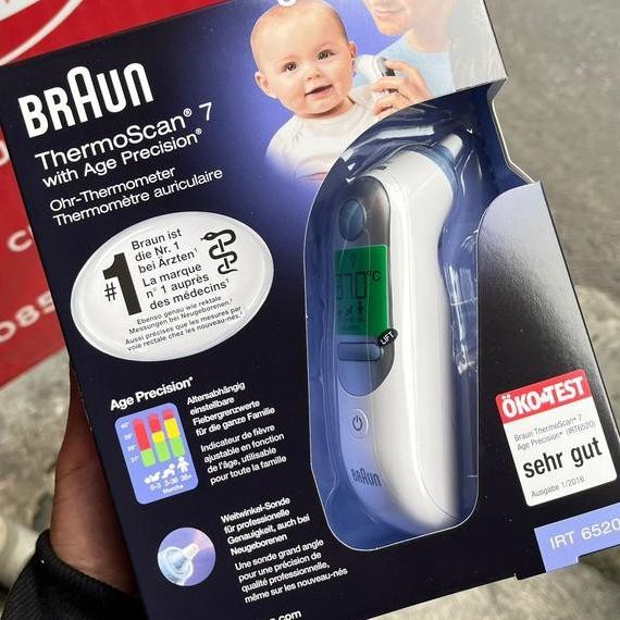 Termometer Telinga Braun Irt6520 Ear Thermo Scan Irt 6520