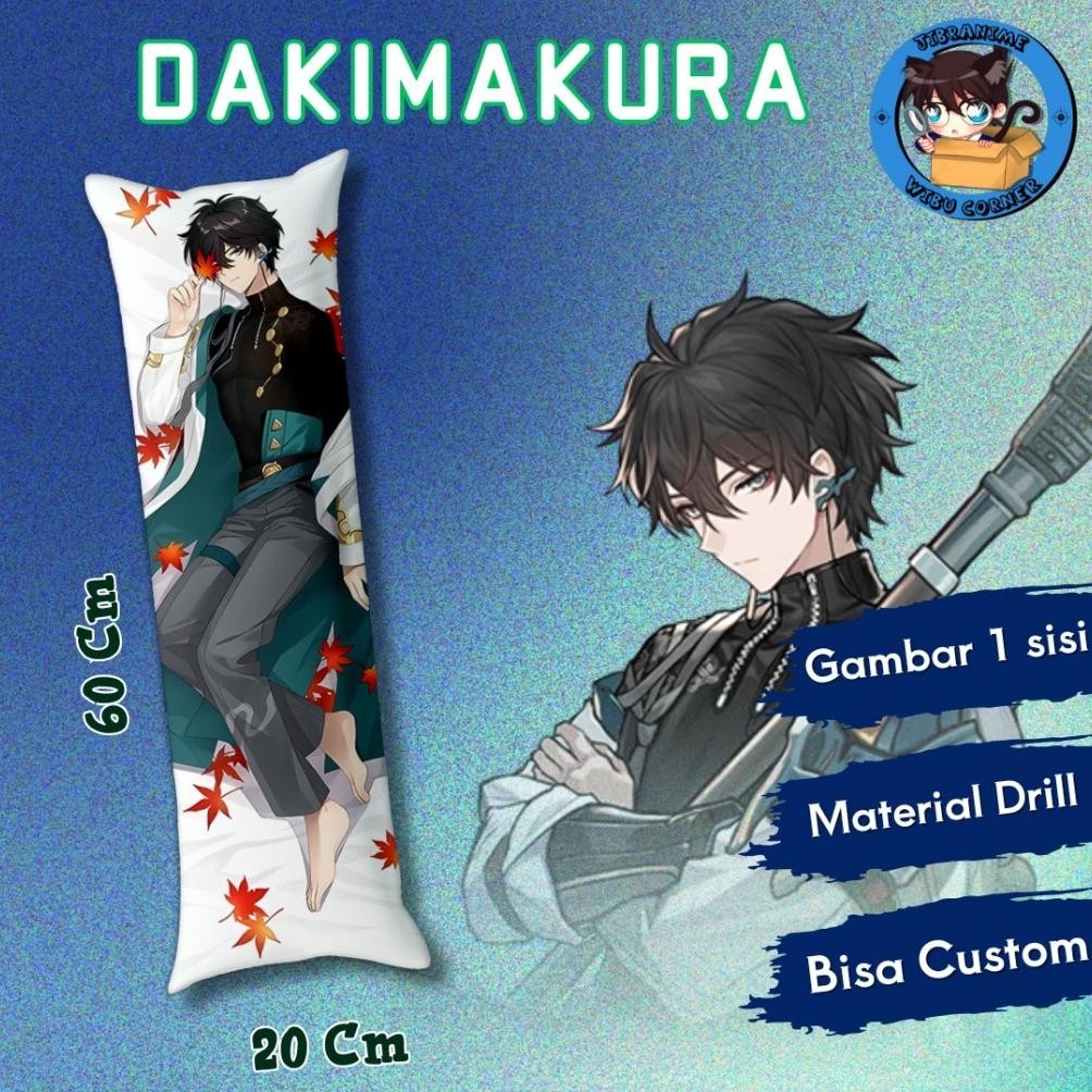 dakimakura / guling  ANIME DAN HENG GENSHIN IMPACT / ukuran 20x60cm / sudah termasuk isi / bisa cust