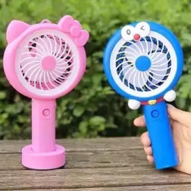 =====] Kipas Angin Portable Mini Fan + Lampu