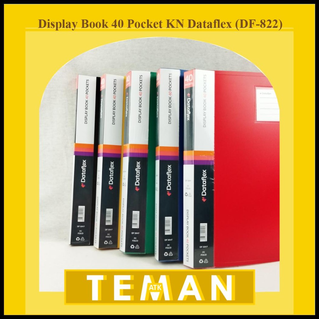 

DISPLAY BOOK / CLEAR HOLDER 40 POCKET + KARTU NAMA FOLIO DATAFLEX (DF-822)