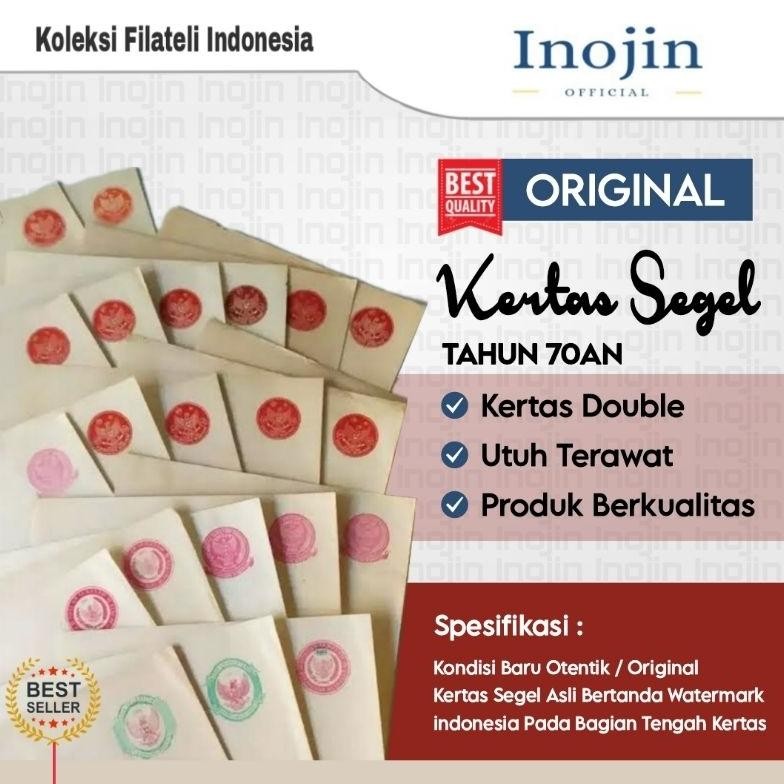 

Kertas Segel Tahun 1970 1971 1973 1974 1975 1976 1977 1978 1979 Double Side Asli Original DiM