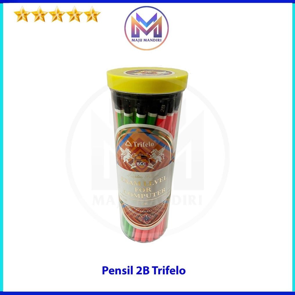 

Pensil Kayu Trifelo Slop Isi 36 pcs / Pensil Tabung TF 789 2B Metali DiM