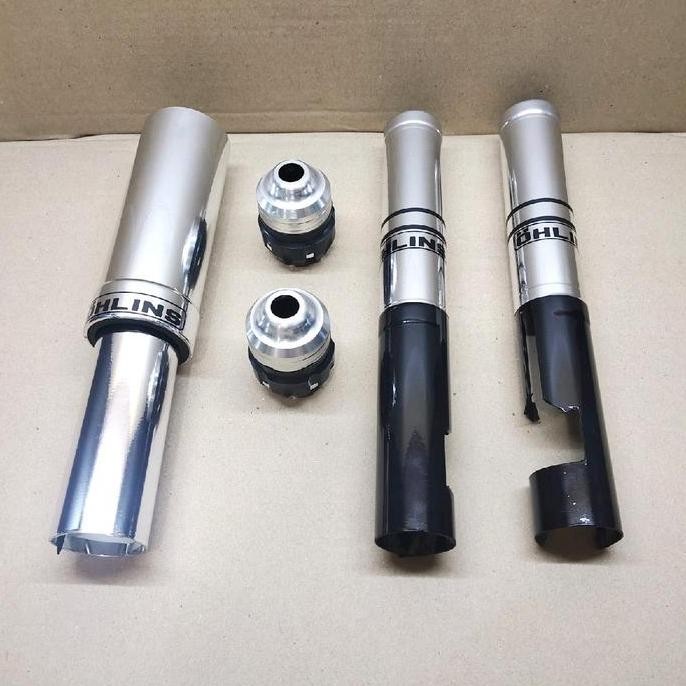 Paket cover shock depan + cover shock belakang + Jalu As naga motor beat Vario scoopy Genio READY