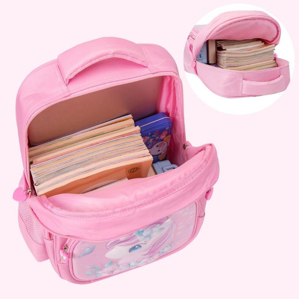 BLINGBERRY Tas Sekolah Unicorn Glitter Waterproof Anti Air Tas Ransel Anak SD Tas Sekolah Anak Perem