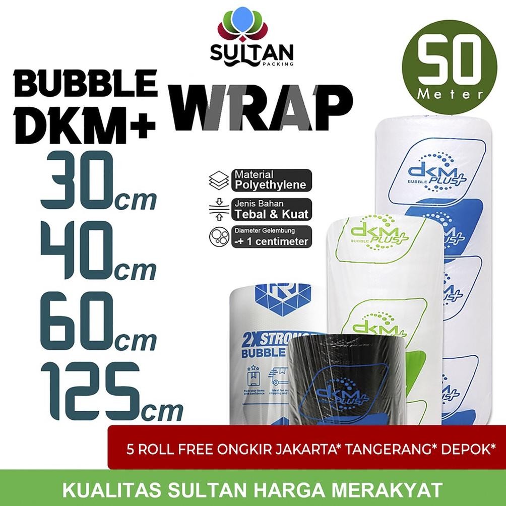 

BubbleWrap DKM PLUS 50cm Plastik Bubble Wrap PREMIUM EKONOMIS TERMURAH / ROLL DiM