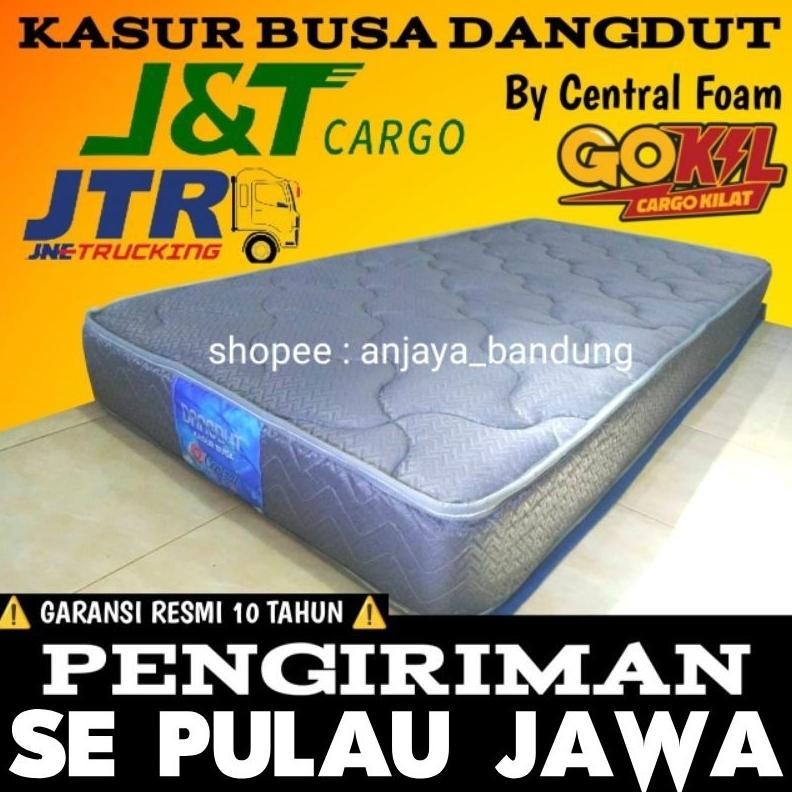 kasur busa dangdut CENTRAL foam original Kain Springbed 90, 120, 140, 160, 180 no.1 2 3 & 4 AST