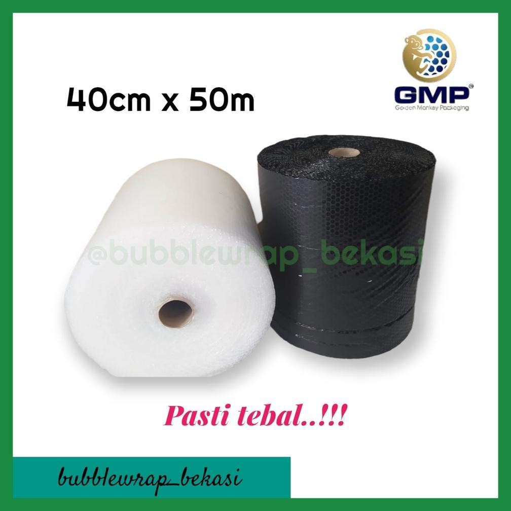 

Bubble Wrap Roll PREMIUM MURAH (50X40) 50 Meter X 40 CM /BUBBLE WRAP TEBAL KINGSMAN / BUBBLE WRAP GMP MURAH DiM