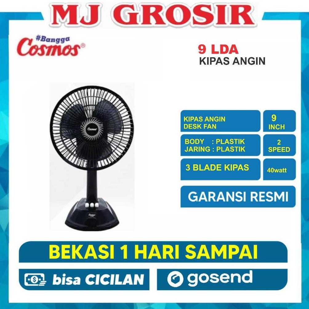 NEW KIPAS ANGIN DESK FAN COSMOS 9 LDA 9 INCH KIPAS ANGIN DUDUK MEJA [terbaik][terlaris]