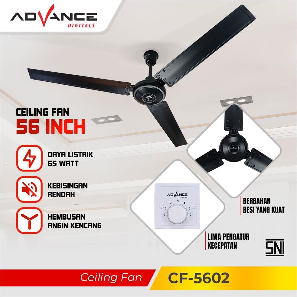 NEW Advance Ceiling Fan CF 5602 Plafon 56" inch / Kipas Angin Gantung [terbaik][terlaris]