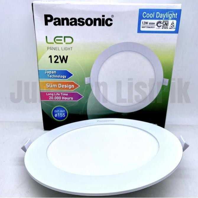 Led Downlight Panel 12W 12 W 12 Watt 12 Watt Panasonic Bulat