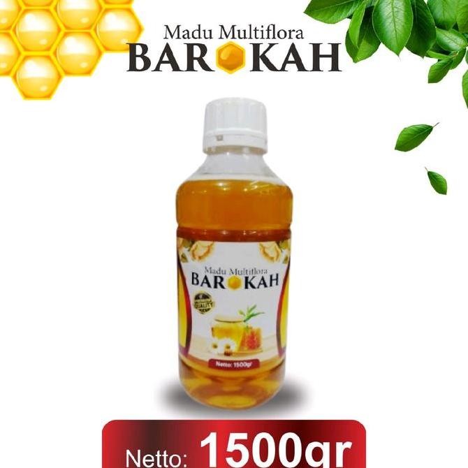 

NEW MADU MURNI MULTIFLORA BAROKAH 1500gr Natural Raw Honey Syrup Herbal Manis Bahan Gula Sirup READY