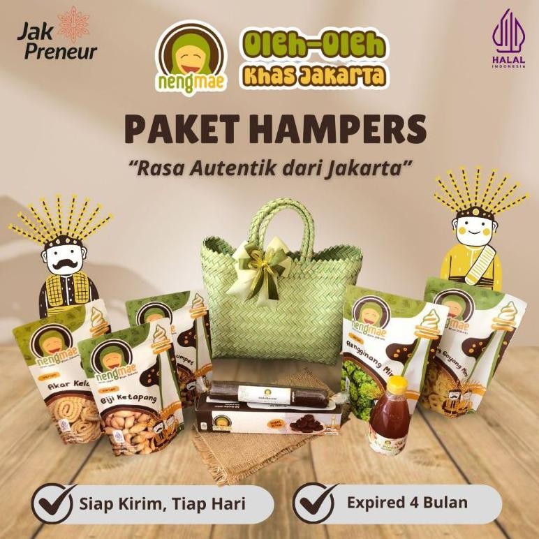 

Paket Hampers Oleh-Oleh Khas Jakarta Nengmae Cemilan Betawi Original