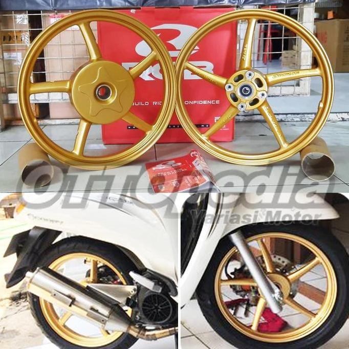 ] Velg Pelek ORI Racing Boy RCB Sp522 Scoopy Beat Vario 110 Genio Spacy