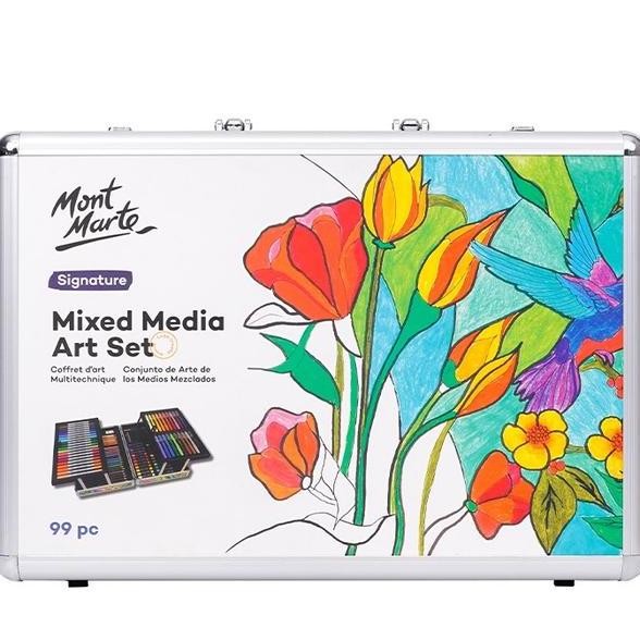 

Ohsome Mont Marte Mixed Media Art Set Alat Gambarmewanai 99 Pcs