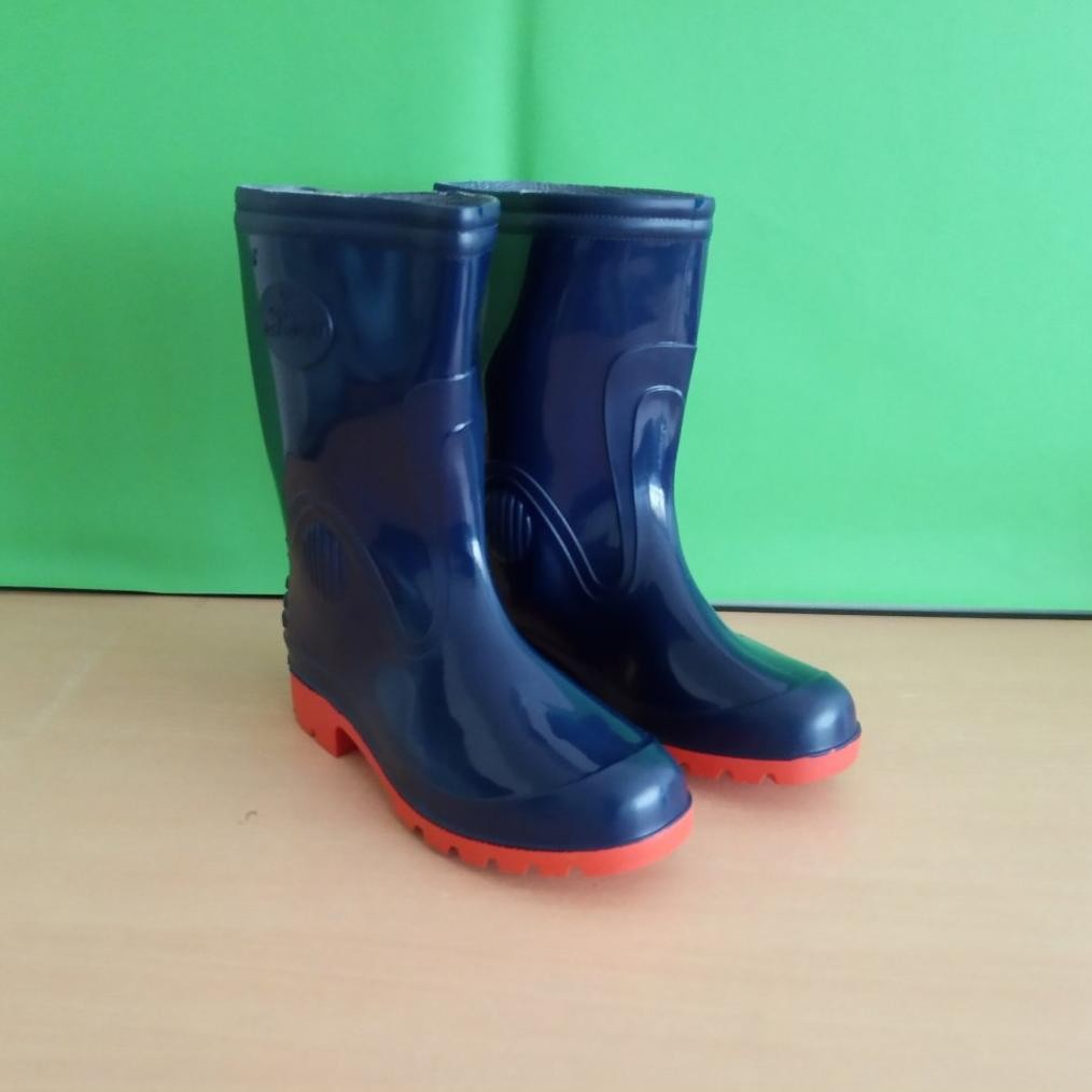 SEPATU BOOTS PRIA WANITA / SEPATU BOOTS KARET PENDEK 29CM / SEPATU BOOT KARET PROYEK