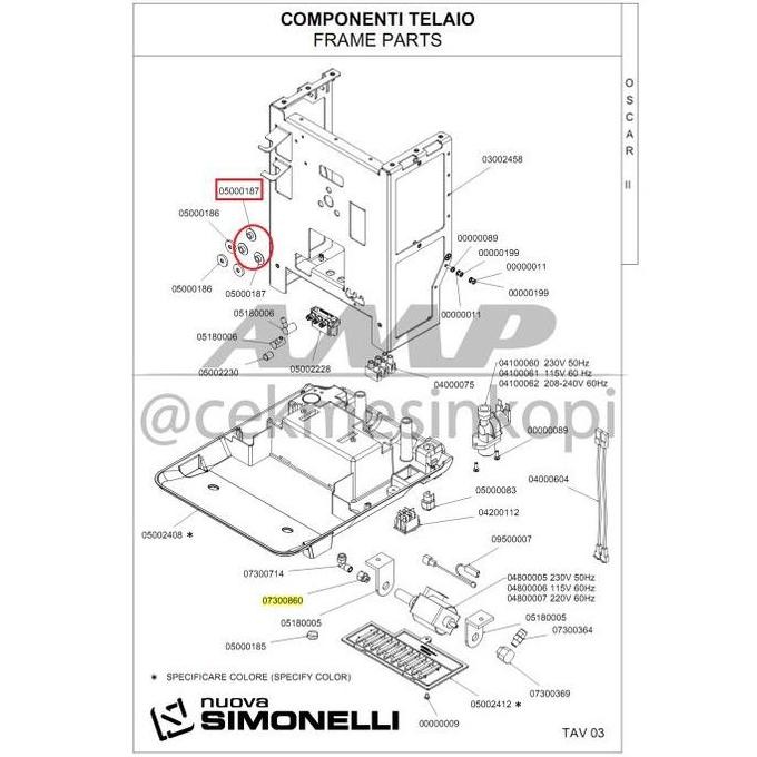 *#*#*#*#] Original Nuova Simonelli Oscar I / Oscar II Insert Nylon Group Head Oscar