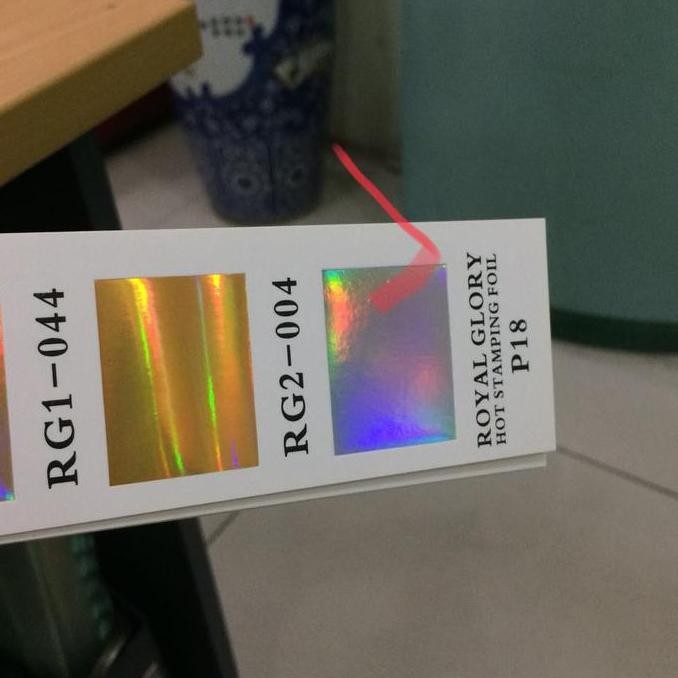 

KERTAS FOIL / HOT STAMPING FOIL EMAS & SILVER HOLOGRAM / Poly Emboss