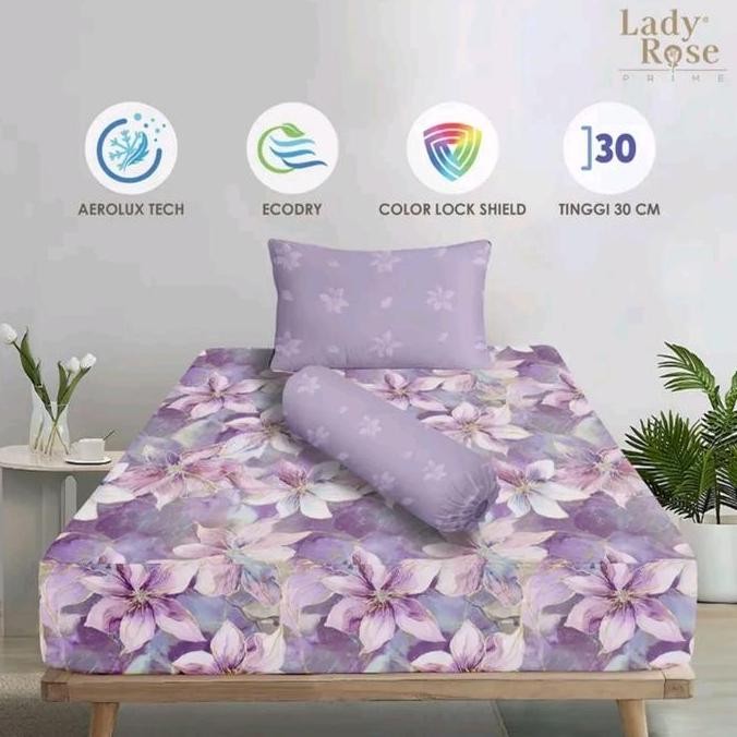SPRAI LADY ROSE KING 180X200x30 MOTIF ALDO Bantal