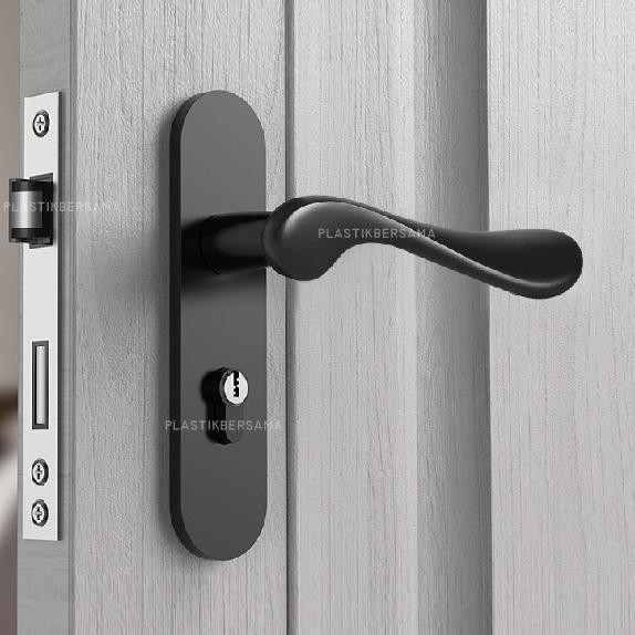 Kunci Pintu Rumah / Kunci Pintu Set Stainless Steel / Handle Pisah Pintu Rumah / Gagang Pintu Pisah 