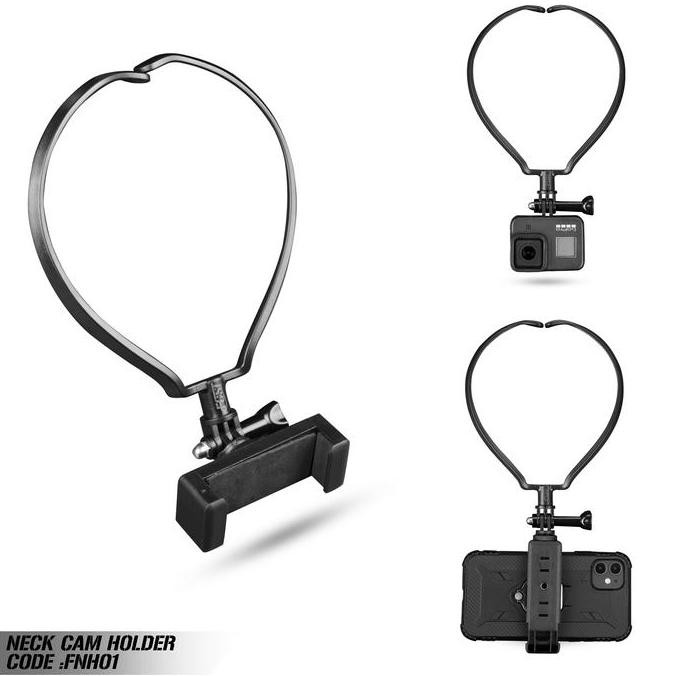 Neck Holder Action Cam | Kalung Leher Gopro | Firecast Neck Cam Holder