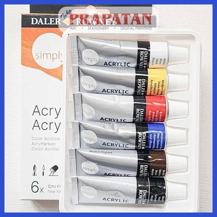 

( SEKOLAH / LUKIS ) COD CAT AKRILIK SET DALER ROWNEY SIMPLY 12ML | DALER ROWNEY ACRYLIC SET (SENI / MENGGAMBAR / ART / KERAJINAN ) PRIVASI AMAN
