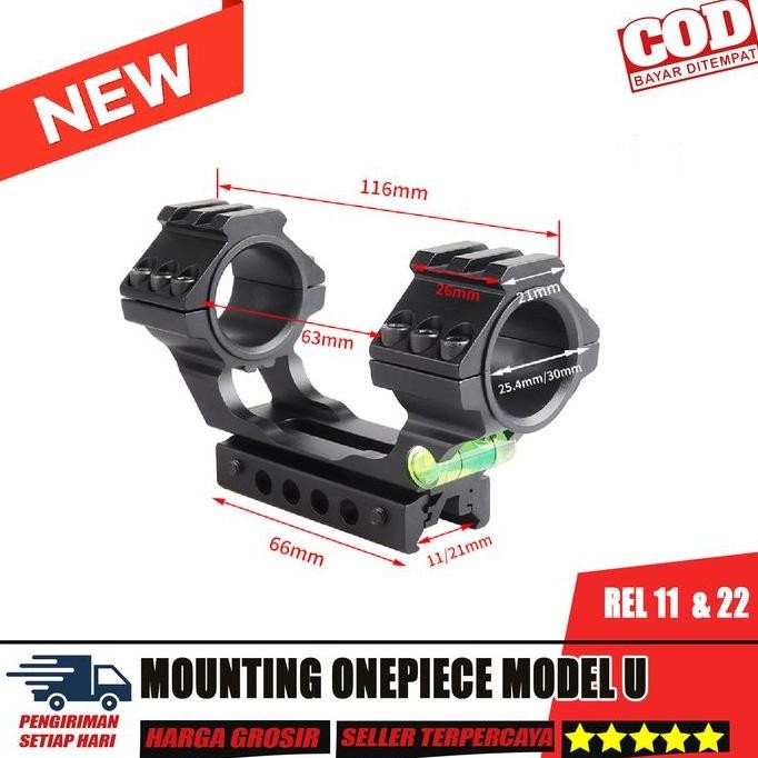 Promo Monting One Piece Rel 11 Dan 22 Onepiece Mounting Teleskop Od 2 30