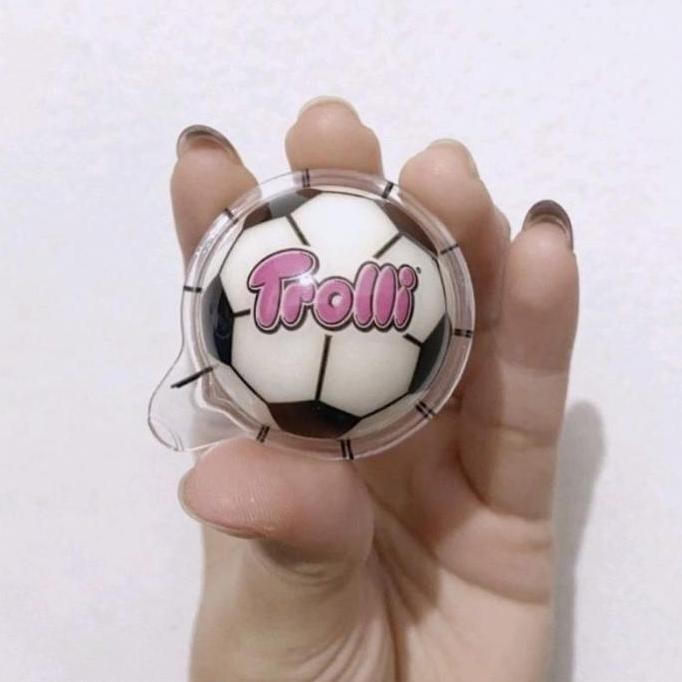 

Korean Trolli Planet Soccer Chewy Gummy - Permen Trolly Jelly Gummi Vi
