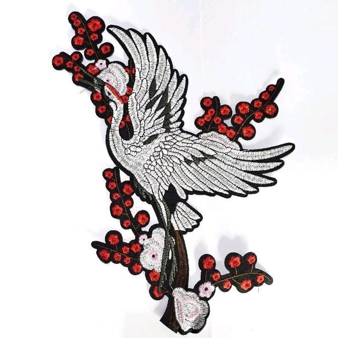 

favorit] patch bordir burung bangau