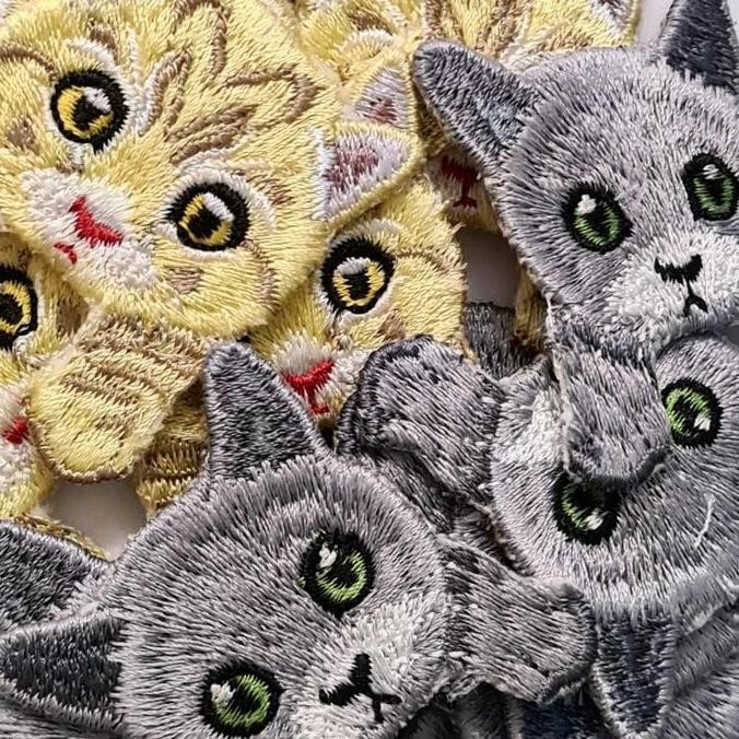 

best seller] patch cat 3d, patch kucing premium