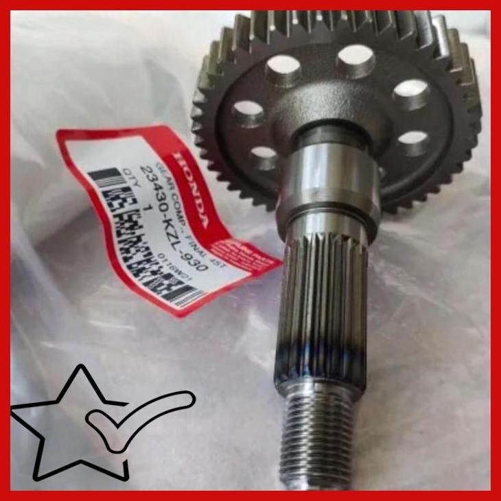 [SPB] AS RODA BELAKANG BEAT SCOOPY SPACY VARIO 110 CARBU PNP INJEKSI HONDA KZL