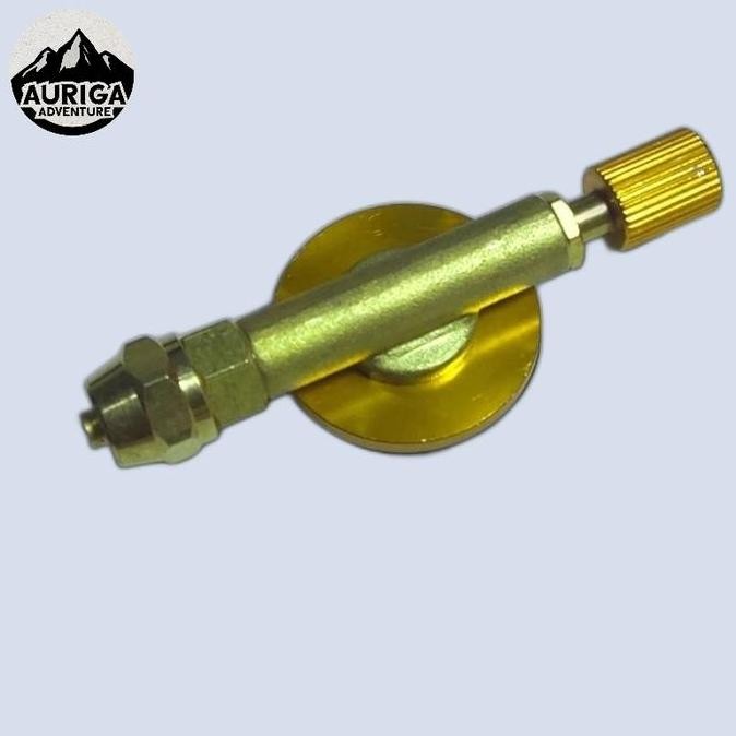 Kran Stop Keran Gas Kaleng Ulir Canister Adaptor Refill Gas Camping