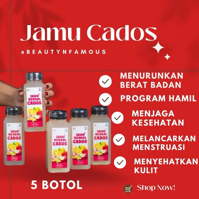 

5 Botol Cado Slim New Best Quality 100% Original