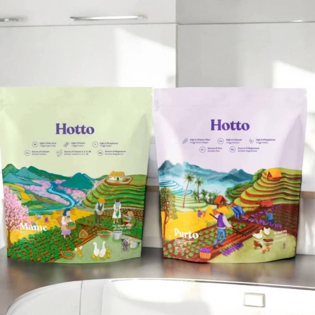 

Hotto Purto Multigrain With Purple Potato 1 Pouch - 16 Sachet New Best Quality 100% Original
