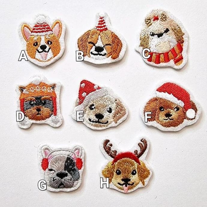 

`````````] patch dog christmas, doglovers, patch natal