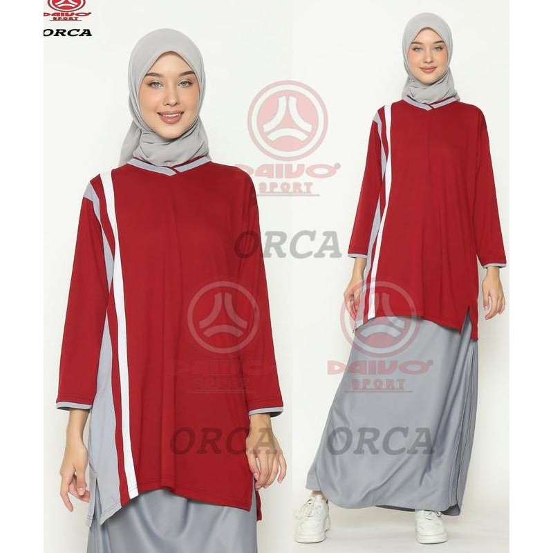 SETELAN BAJU SENAM MUSLIMAH ROK CELANA / MODEL CELANA ROK MUSLIMAH SETELAN BAJU OLAHRAGA WANITA KAOS