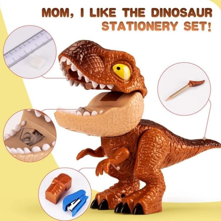 

Dinosaur Stationery 5in1 Set Alat Tulis Dinosaurus Lucu