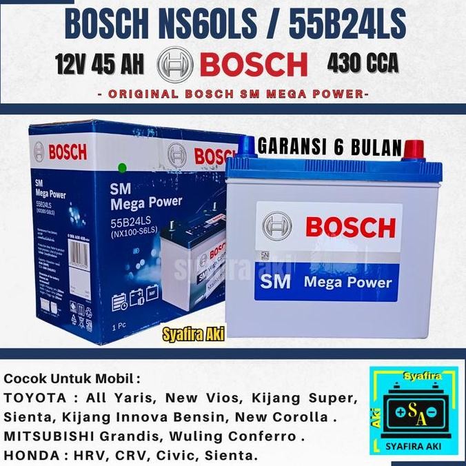 Aki Bosch Ns60LS / 55B24LS
